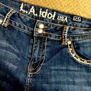LA idol bootcut sz 13